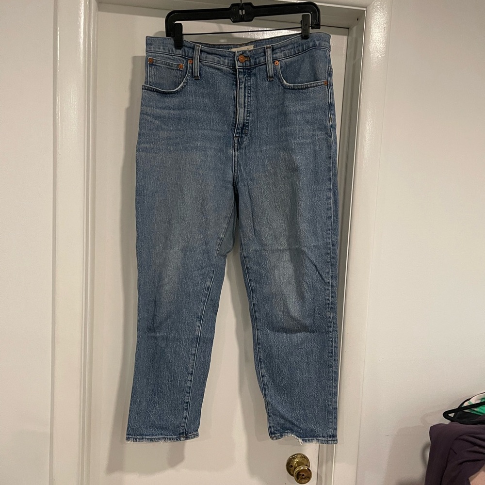 Madewell classic straight leg Blue Denim Jeans